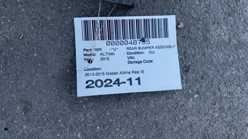 ⭕ 2013 2014 2015 Nissan Altima S SL SV Rear Bumper Cover Panel Assembl