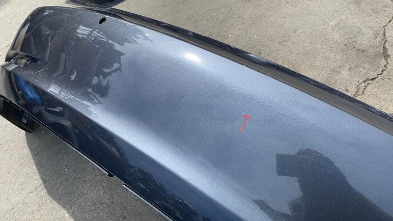 ⭕ 2017-2022 Tesla Model 3 M3 Rear Bumper Cover w/ Park Sensor Holes Gray - PMNG