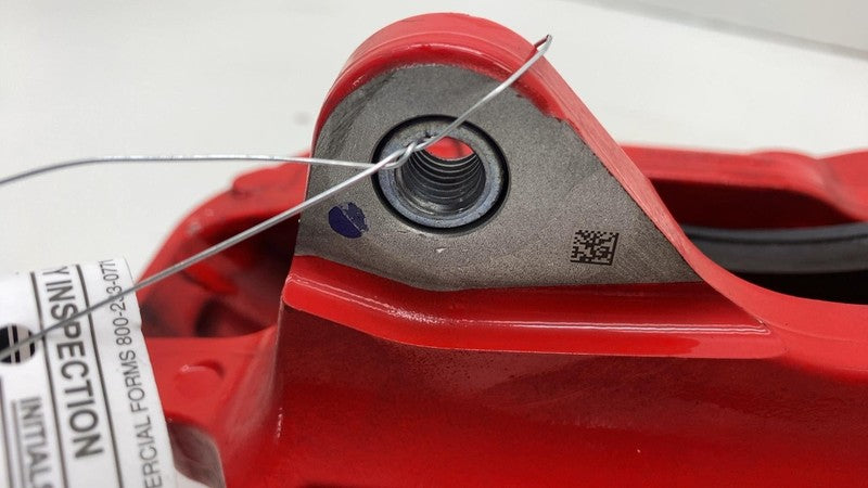 ⭕ 2020-2023 Tesla Model Y Front Driver Side Red Caliper w/ Brake Line 