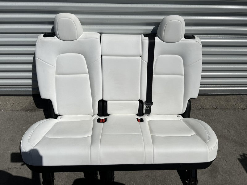 ⭕ 2020-2022 Tesla Model Y Complete Front & Rear Interior Seat Cushion Assy White