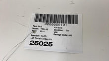 ⭕ 12-20 Tesla Model S Driver Side Roof Curtain Safety Airbag Left 1005261-00-B