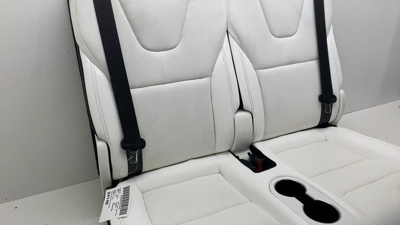 ⭕ 2021-2025 Tesla Model X Rear Left & Right 3rd Row Seat Leather White