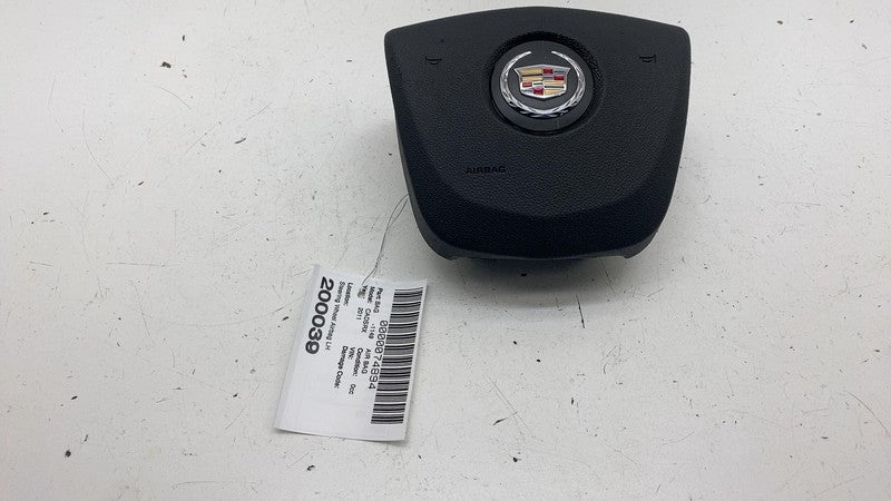 2DBE095Y31467 ⭕ 2011 2012 Cadillac SRX Front Driver Left Steering Wheel SRS Airbag Black OEM