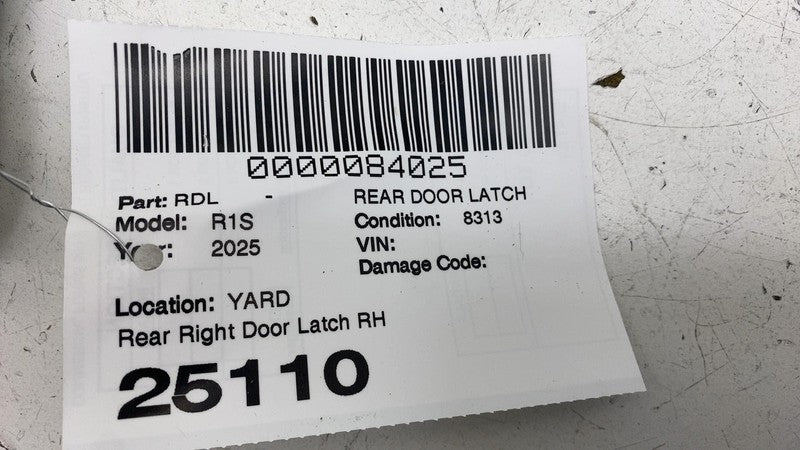 ⭕ 2025 Rivian R1S Rear Right Side Door Latch Lock Actuator w/ Cable C2