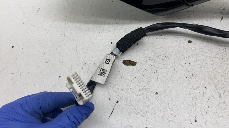 ⭕ 2021-2025 Model X Right Exterior Rear View Door Mirror White PPSW 10