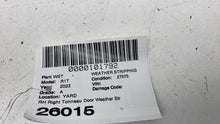 ⭕ 22-24 Rivian R1T Rear Passenger Tonneau Door Weather Strip Right RH PT00002352