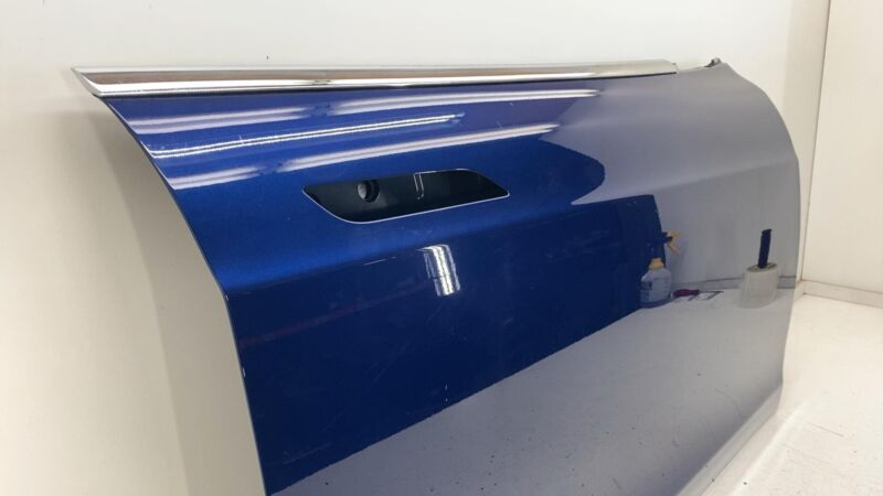1003101-00-E 2012-2015 Tesla Model S Front Passenger Side Door Shell Panel Right RH Blue PPSB
