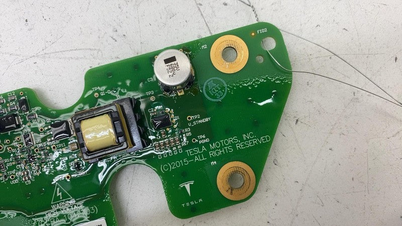 ⭕ 16-20 Model X PCBA HV High Voltage Battery Standby Supply Board 1042