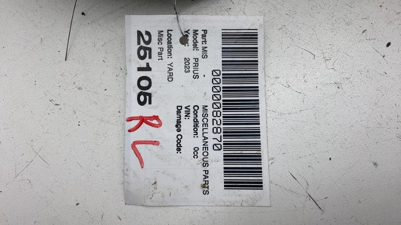 6749847010 ⭕ 2023-2025 Toyota Prius Rear Left Door Corner Trim Cover Panel OEM 67498-47010