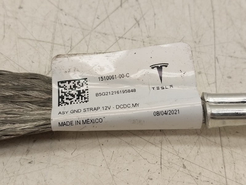 1510061 00 C ⭕ 2020-2022 Tesla Model Y Rear DC-DC Drive Unit Ground Cable Strap 1510061-00-C