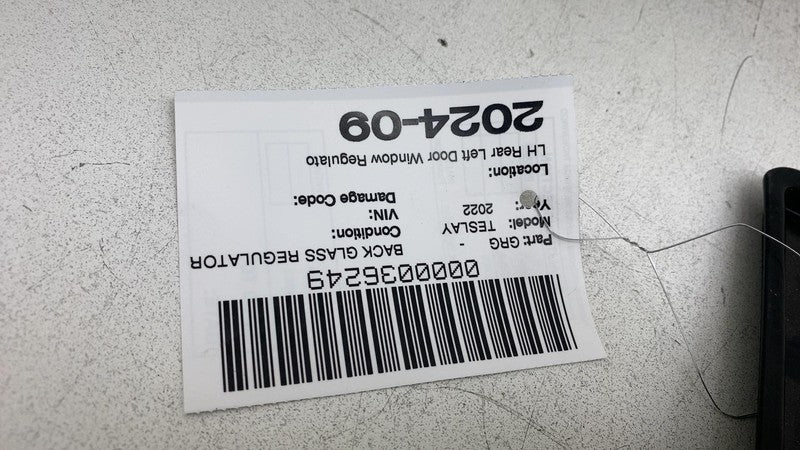 ⭕ 2020-2023 Tesla Model Y Rear Driver Side Door Window Regulator & Mot
