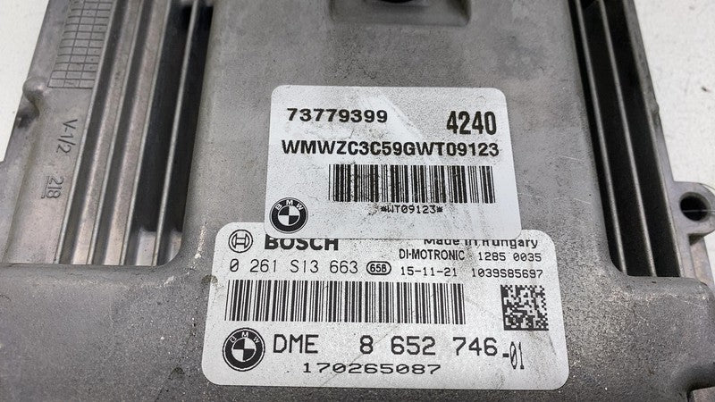 8 652 746 01 2011-2016 Mini Cooper Countryman S ECM ECU Engine Control Module Unit Assembly
