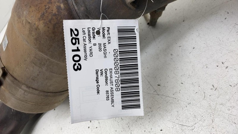 ⭕ 2014-2020 Maserati Ghibli 3.0L V6 Left Side Exhaust Pipe Downpipe 67