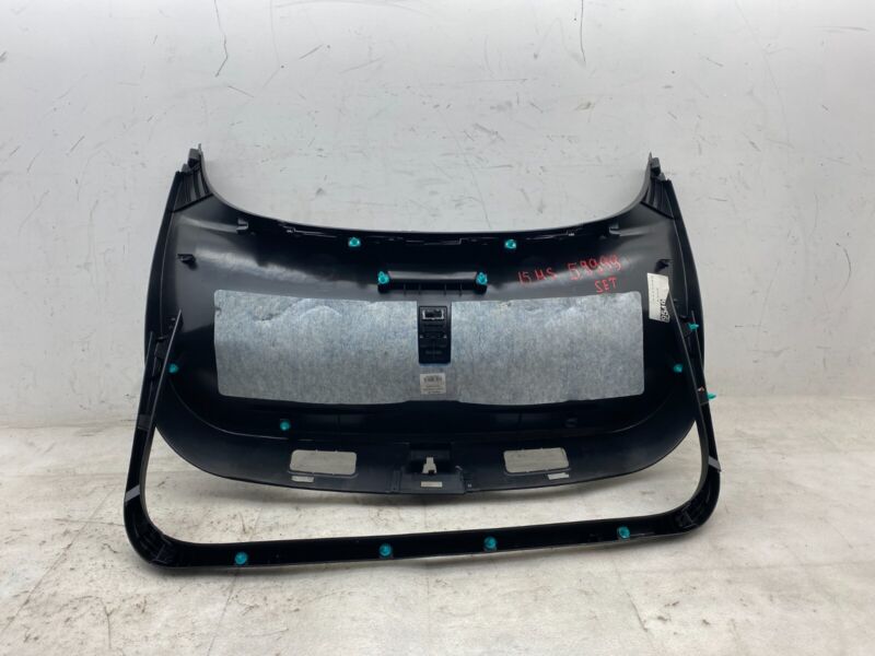 1009238 00 B 12-20 Model S Lower Liftgate Trim & Upper + Left + Right Side Panel 1009238-00-B