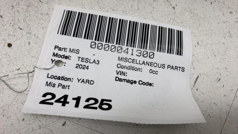 191836800A ⭕ 24-25 Model 3 Bluetooth Low Energy End Point Wheel Liner Module 1918368-00-A