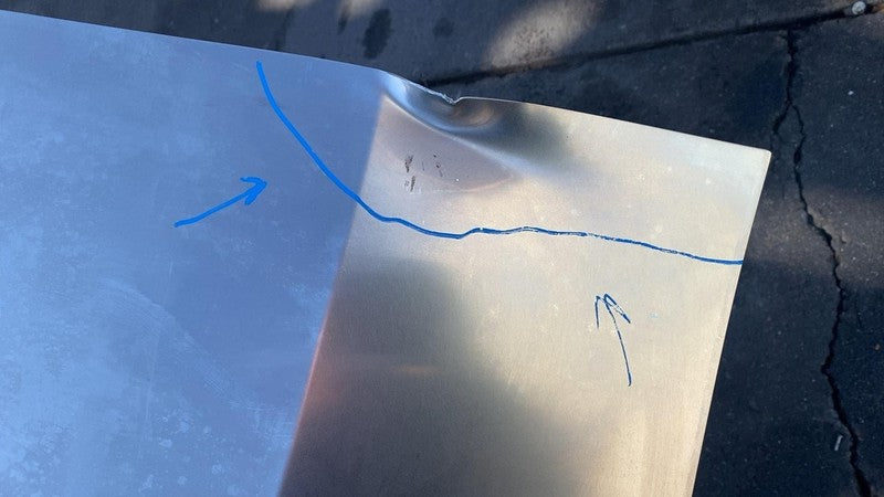 1928317-00-A ⭕2024 Tesla Cybertruck Rear Passenger Outer Bed Side Quarter Panel Closure Right