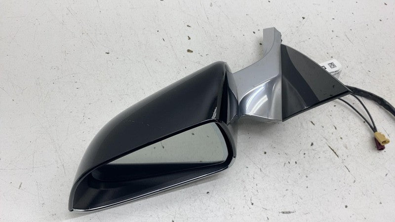 ⭕17-20 Tesla Model 3 Left Exterior Rear View Door Mirror Black PBSB 11
