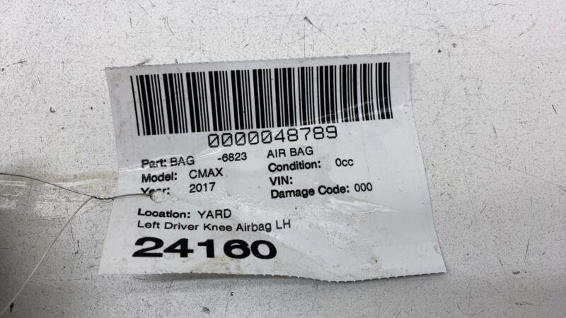 GJ54 78042A01 AB31T3 2013 2014 2015 2016 2017 2018 2019 Ford C-Max Escape Driver Knee Airbag Left LH