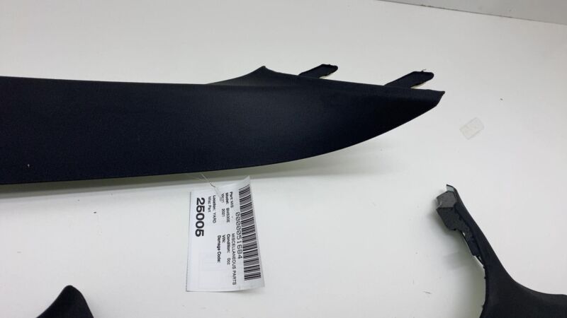 521070-10 2017-2023 BMW 530e Front & Rear Right A + B + C-Pillar Upper Trim Cover Panel RH