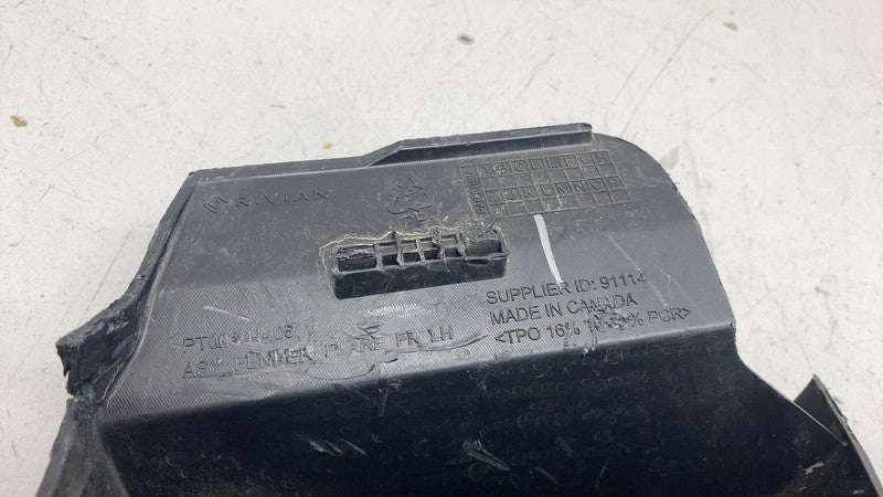 PT00694406 ⭕ 2025 Rivian R1S Front Left Wheel Arch Fender Flare w/ Air Guide LH PT00694406
