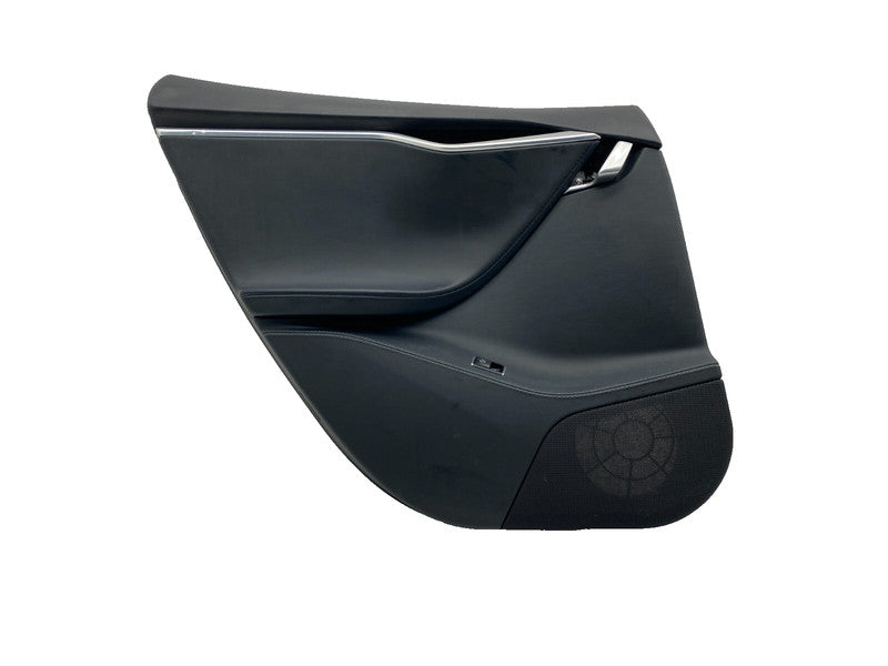 100813300D ⭕ 12-20 Tesla Model S Rear Left Interior Door Panel Trim Card Cover 1008133-00-D