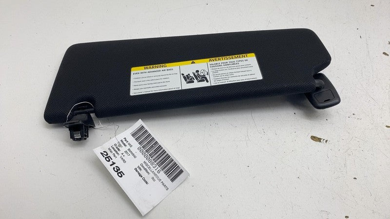 ⭕ 2017-2020 BMW 540i Front Right Side Windshield Sunvisor Black Sun Vi