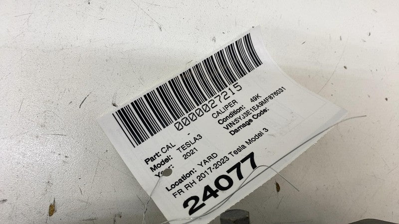 104462200E ⭕ 2017-2023 Tesla Model 3 Front Passenger Side Brake Caliper Right 1044622-00-E