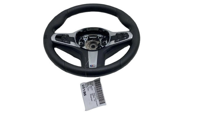 ⭕2017-2022 BMW 540i Front Driver Steering Wheel Leather w/ Paddle Shift Assembly