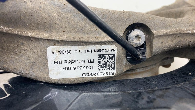 ⭕16-20 Model X Front Right Knuckle w/ ABS Sensor & Rotor Shield AWD 10