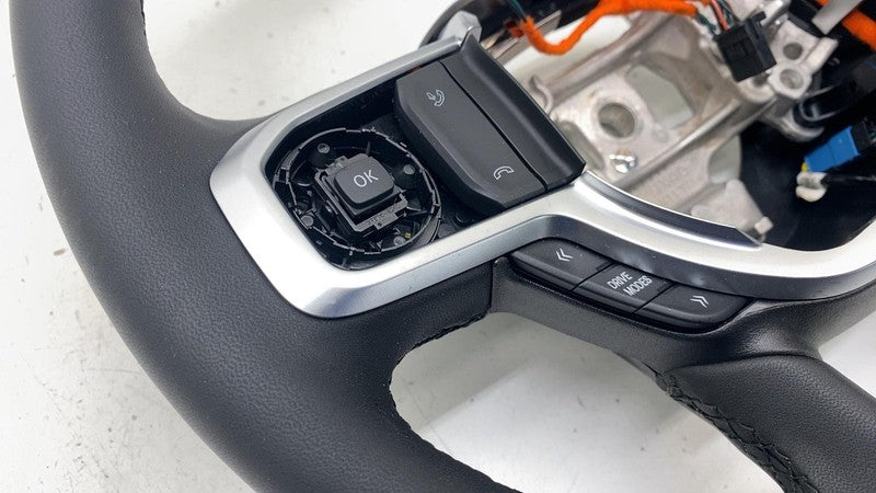 ⭕ 2025 Ram 1500 Steering Wheel Black Leather 5th Gen w/ Switch Button 