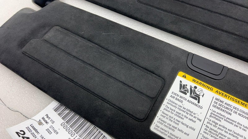 ⭕ 22-24 Lucid Air Grand Touring PAIR Left & Right Sunvisor Alcantara Sun Visor