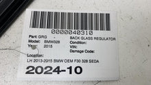⭕ 13-15 BMW F30 328 Rear Driver Side Door Window Regulator & Motor Left 7351048