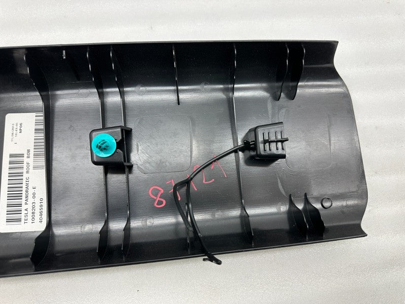 100820300E ⭕ 2012-2020 Model S Sunroof Headliner Panoramic Roof Bow Trim Cover 1008203-00-E