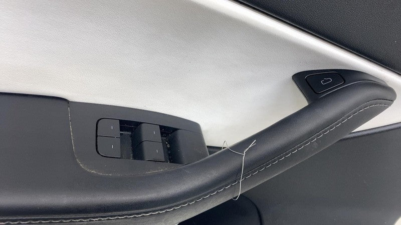 ⭕ 20-24 Tesla Model Y Front Driver Side Door Panel Trim Card Cover White Left LH