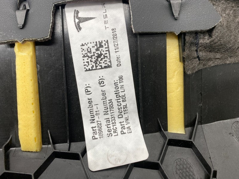 109602701I ⭕2017-2023 Model 3 Rear Driver Side 2nd Row Seat Bolster Cover Left 1096027-01-I