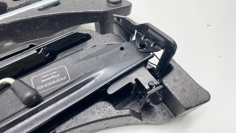 7P0 011 031 2011-2018 Porsche Cayenne Emergency Spare Wheel Lift Jack Wrench w/ Holder OEM