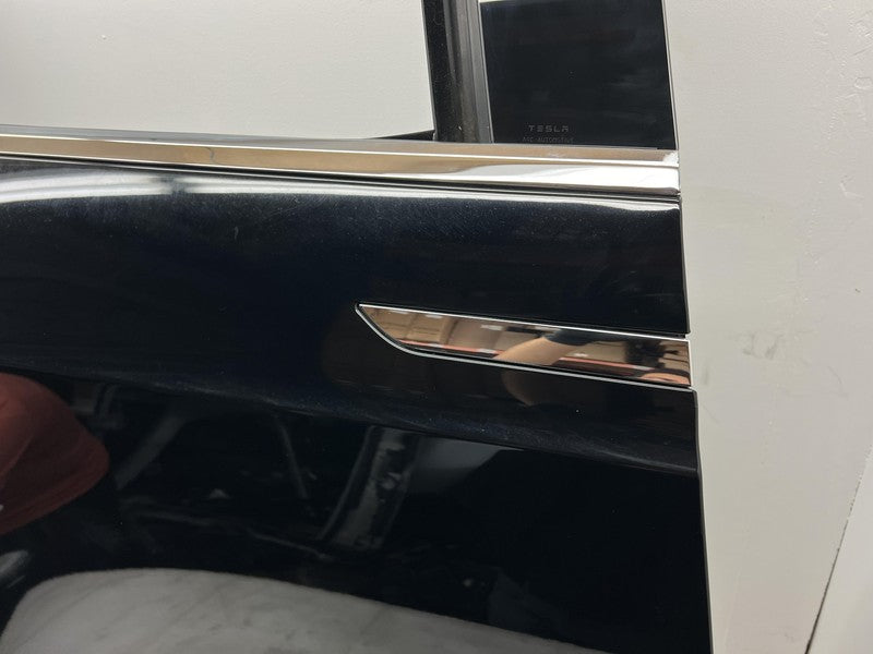 ⭕ 2016-2024 Tesla Model X Rear Right Falcon Door Panel Black PBSB 1028