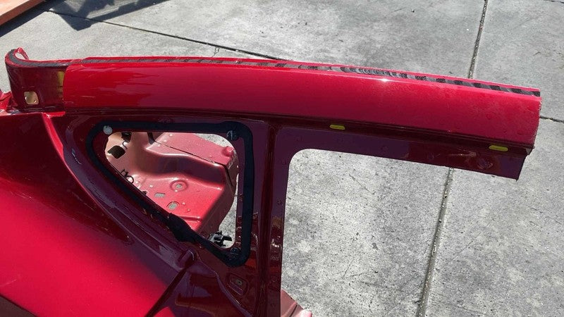 ⭕ 17-20 Tesla Model 3 M3 Rear Right Quarter Panel Structural Frame Cut Red PPMR