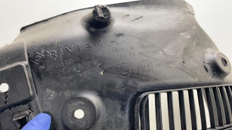 ⭕ 2025 Rivian R1S Front Left Inner Fender Liner Splash Shield Assy PT0