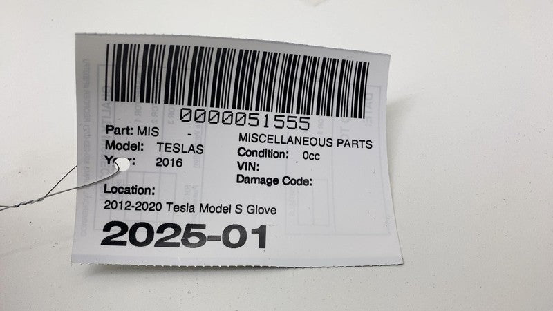 2012-2020 Tesla Model S MS Front Dash Dashboard Glove Box Panel Lid Cover Assy