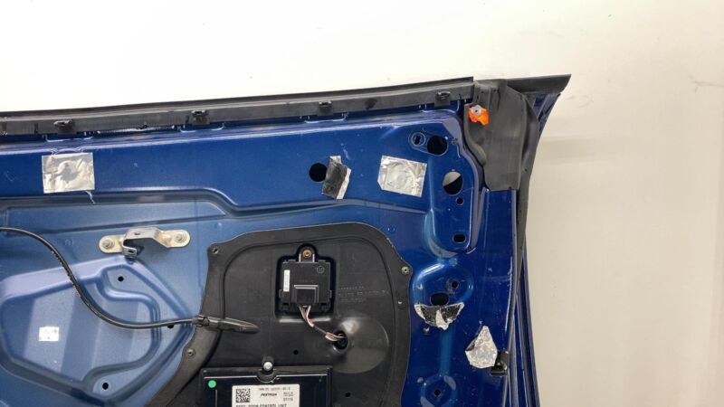 2012-2015 Tesla Model S Front Passenger Side Door Shell Panel Right RH Blue PPSB