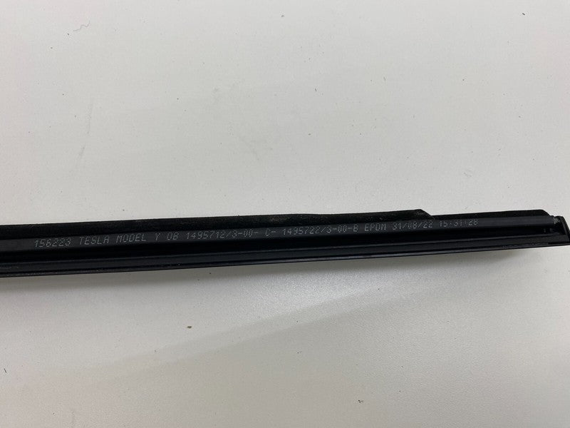 ⭕ 20-24 Tesla Model Y Rear Right Side Door Outer Belt Window Seal 1495