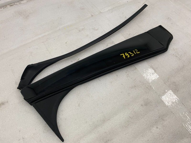 103236300C ⭕ 16-20 Model X B-Pillar Applique Glass Left Side LH w/ Rubber Seal 1032363-00-C