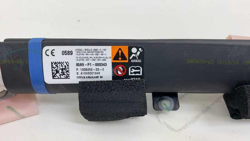 ⭕ 12-20 Tesla Model S MS Passenger Roof Curtain Safety Airbag Right 10