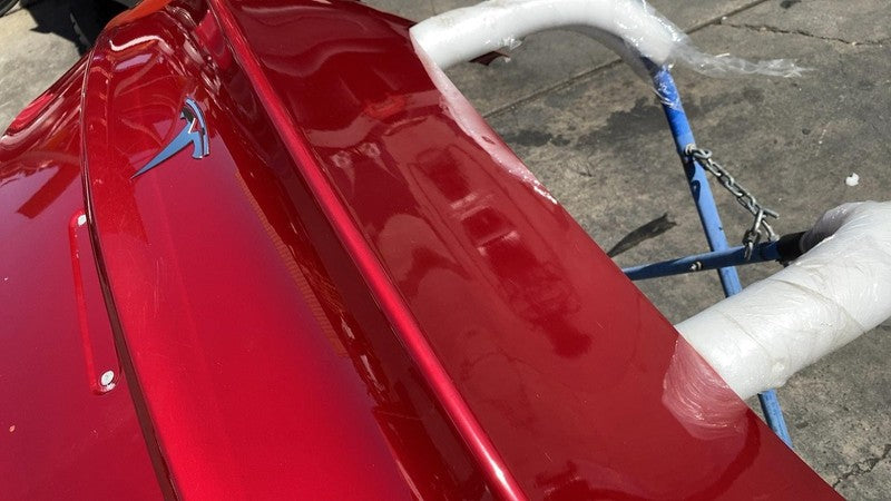 ⭕ 2017-2020 Tesla Model 3 M3 Rear Trunk Decklid Shell Panel Assembly Red - PPMR
