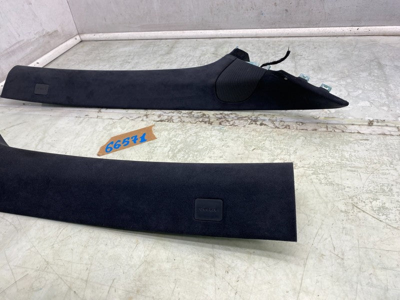 ⭕ 12-20 Model S Front Left & Right A-Pillar Upper Trim 1007440-06-K/10