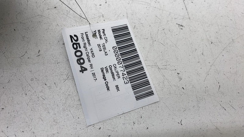 104462200D ⭕ 2017-2023 Tesla Model 3 M3 Front Right Caliper w/ Brake Hose Line 1044622-00-D