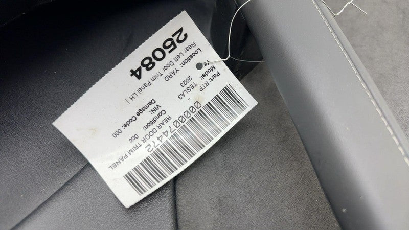 1608617-00-A ⭕ 2021-2023 Tesla Model 3 Rear Interior Door Panel Trim Card Left 1608617-00-A