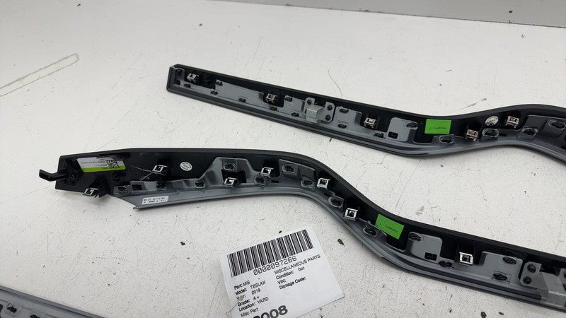 ⭕ 16-20 Tesla Model X SET of Front & Rear Left & Right Door Molding Tr