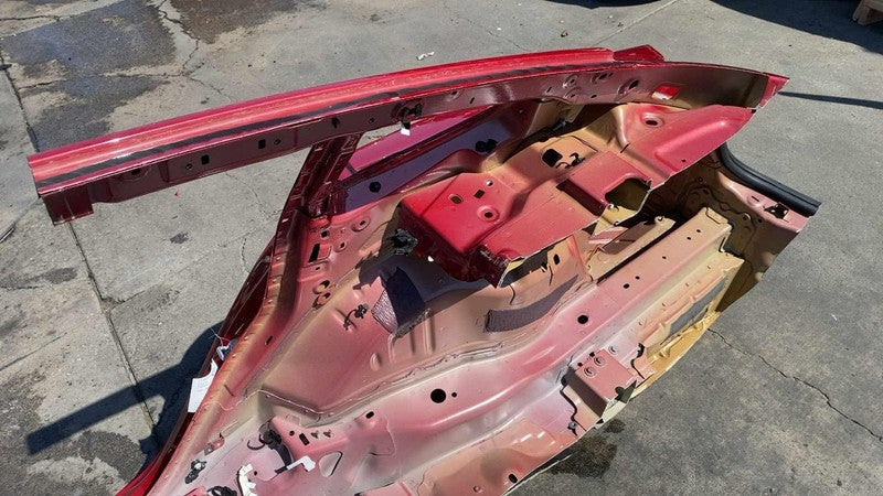 ⭕ 17-20 Tesla Model 3 M3 Rear Right Quarter Panel Structural Frame Cut Red PPMR